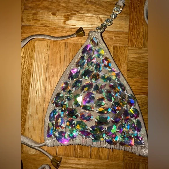 Iridescent Crystal Bikini Set Poolside - Picture 2 of 5